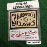 2008/09 Bulls ROSE #1 Retro Green NBA Jerseys热压