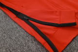 2024/25 Bulls Red Hoody Zipper Jacket Tracksuit