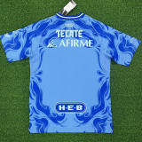 2025/26 Tigres Away Blue Fans Soccer Jersey