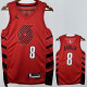 Trail Blazers AVDIJA #8 Red NBA Jersey