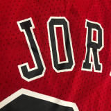 JORDAN # 23 Bulls Red Mitchell Ness Retro Jerseys