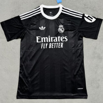 2025/26 RM Black Goalkeeper Fans Soccer Jersey
