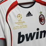 2006/07 AC Milan Away White Retro Soccer Jersey