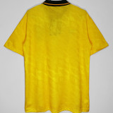 1991/93 Brazil Home Yellow Retro Soccer Jersey