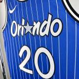 2019 Magic FULTZ #20 Royal Blue Retro NBA Jerseys
