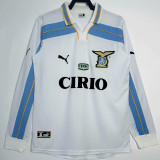 1999/2000 Lazio Third White Retro Long Sleeve Soccer Jersey