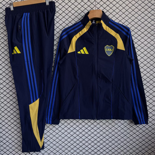 2026 Boca Dark Blue Windbreaker Jacket  （A Set）