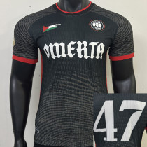 2025/26 Omerta #47 Black Player Version Soccer Jersey