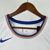 NY Knicks CLARKSON #00 White NBA Jersey
