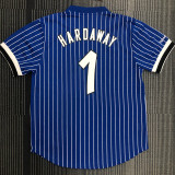 HARDAWAY # 1 MAGIC Blue Mitchell Ness Retro Jerseys