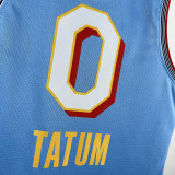 2025 ALL-STAR TATUM # 0  Baby Blue NBA Jerseys