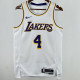 2025 Lakers KNECHT#4 White NBA Jerseys