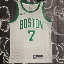 Celtics BROWN #7 Grey  NBA Jerseys