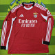2025/26 Benfica Home Red Fans Long Sleeve Soccer Jersey