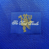 2007/08 M Utd Blue GK Retro Long Sleeve Soccer Jersey
