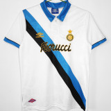 1994/95 In Milan Away White Retro Soccer Jersey