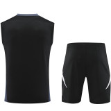 2025 M Utd Black Vest Training Jersey(A Set)