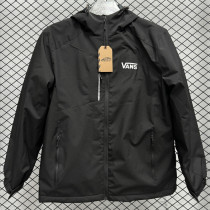 2025 VANS Velvet Thickened warm Black Outdoor Jackets #F7加绒冲锋衣