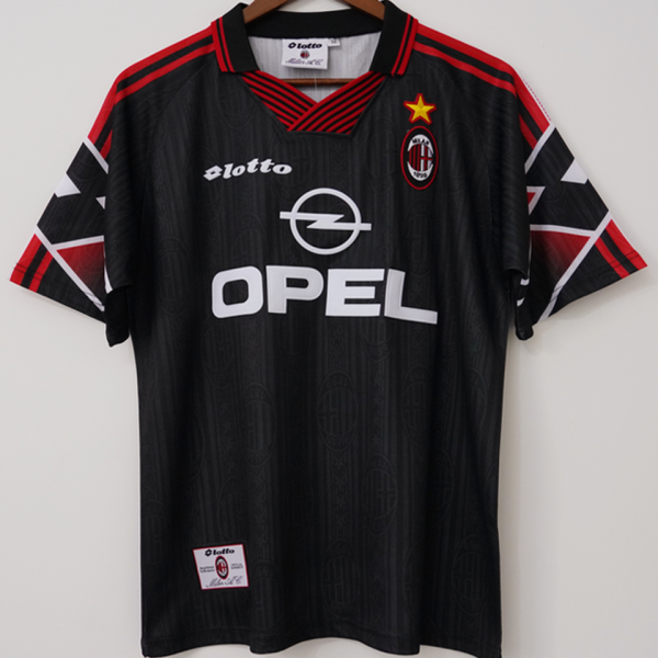 1997/98 AC Milan Black Copa Edition Retro Soccer Jersey