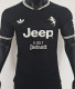 2025/26 JUV Third Black Player Version Soccer Jersey 带胸前新广告