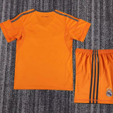 2013/14 RM Third Orange Retro Kids Soccer Jersey