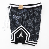 C2441 Jordan Black Casual Short Pants