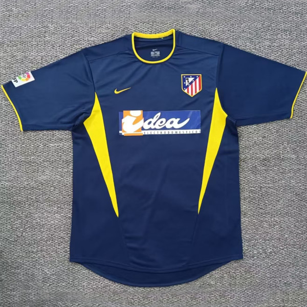 2002/2003 ATM Away Blue Retro Soccer Jersey