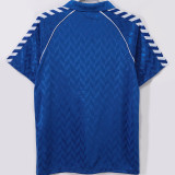 1986/87 RM Away Blue Retro Soccer Jersey