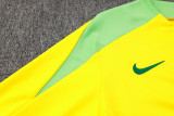 2025 Brazil Yellow Sweater Tracksuit