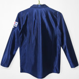 2001/2002 PSG Home Retro Long Sleeve Soccer Jersey