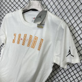 2025 Jordan White High Quality Casual T-Shirt   T174