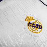 1989/90 RM White Home Retro Soccer Jersey