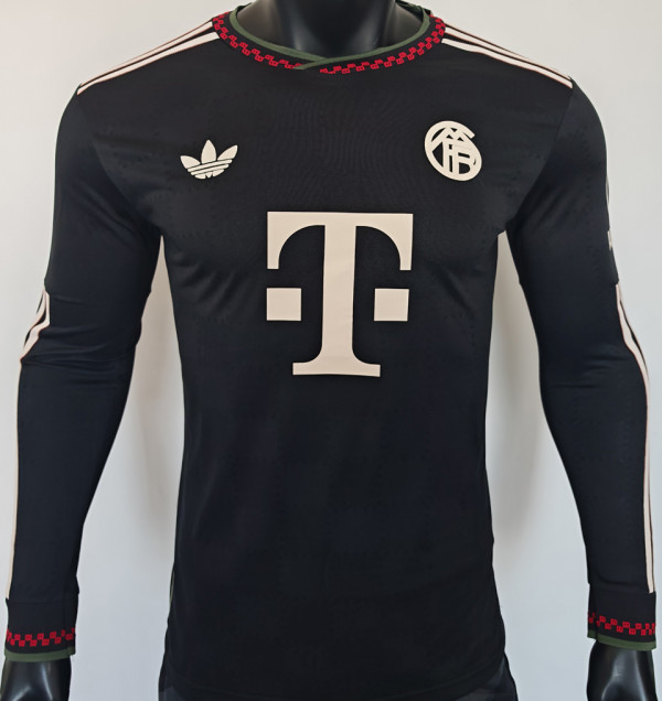 2025/26 BFC Third Black Player Version Long Sleeve Soccer Jersey