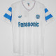 1990 Marseille Home White Retro Soccer Jersey