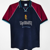 1999 West Ham X Iron Maiden Black Retro Jersey (Number 7)