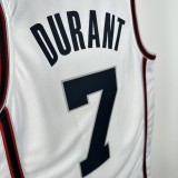 Rockets DURANT #7 White City Edition NBA Jersey