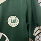 2025/26 Wolfsburg Commemorative Edition Green Fans Soccer Jersey