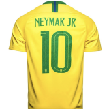 2018 Brazil Home Yellow Fans Soccer Jersey