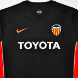 2006/07 Valencia Awya Black Retro Soccer Jersey
