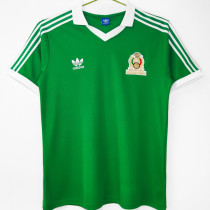 1986 Mexico Home Retro Soccer Jersey