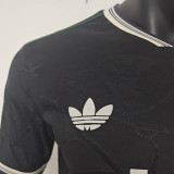 2025/26 JUV Third Black Player Version Soccer Jersey 带胸前新广告