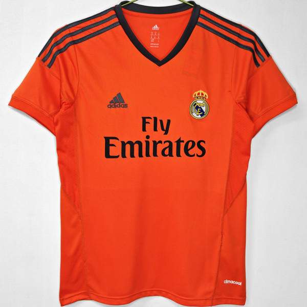 2013/14 RM Thrid Orange Retro Soccer Jersey