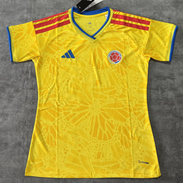 2026/27 Colombia Home Yellow Women Soccer Jersey