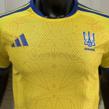2026/27 Ukraine Home Yellow Player Version Soccer Jersey