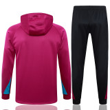 2025 PSG Red Hoody Zipper Jacket Tracksuit