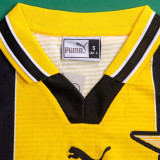 1998-1999 Lazio Third Yellow Retro Soccer Jersey