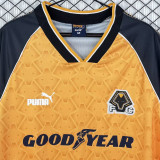 1996/1998 Wolves Home Yellow Retro Soccer Jersey