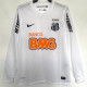 2012/13 Santos White Retro Long Sleeve Soccer Jersey