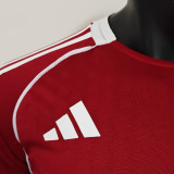 2025/26 LFC Home Red Player Version Long Sleeve Jersey