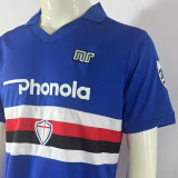 1984/1988 Sampdoria Home Retro Soccer Jersey